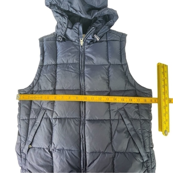 Abercrombie Goose Down Feather Puffer Vest Blue Size Medium - Picture 10 of 11